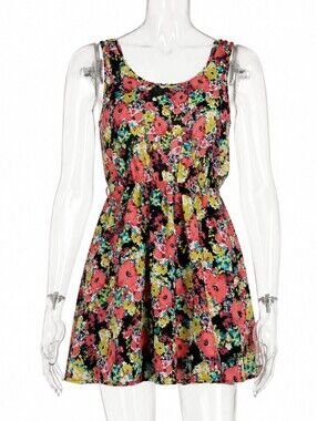 Ambiance‎ Apparel floral mini dress SKUW472